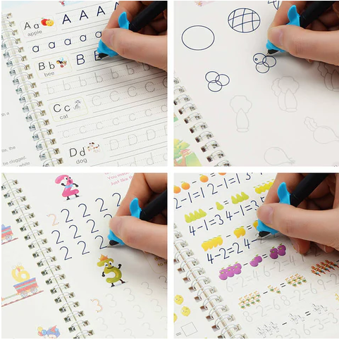 SET DE CUADERNOS MÁGICOS CALIGRÁFICOS